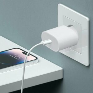Зарядное устройство для телефона Original Wall Charger Deppa USB-C, PD 3.0, 20Вт, белый / Без заводской упаковки