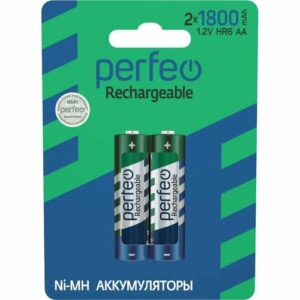 Perfeo Аккумулятор AA1800mAh 2 шт блистер 30007012