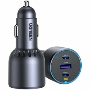Автомобильное зарядное устройство UGREEN EC703 (35024) 75W. Цвет: серый.