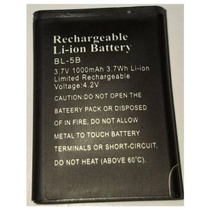 Аккумулятор Bl-5B 3.7V 1000mAh 3.7Wh Li-ion Voltage 4.2v