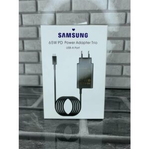 Зарядное устройство для Samsung 65W чёрный + USB-кабель Type-C