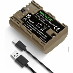 Аккумулятор NEEWER LP-E6NH 2400 мАч для камеры Canon USB Type-C
