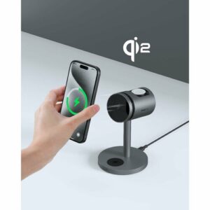 Беспроводное зарядное устройство Aukey 3 в 1 Cooler Qi2 (LC-MC311A)
