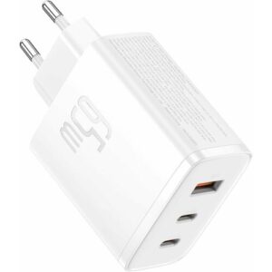 Зарядное устройство Baseus Gan5 Cube Pro 2 x USB-C + USB, 65W (белый) (CCXFK65CE)