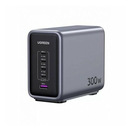 Сетевое зарядное устройство UGREEN CD333-90903B Nexode 300W GaN EU Black