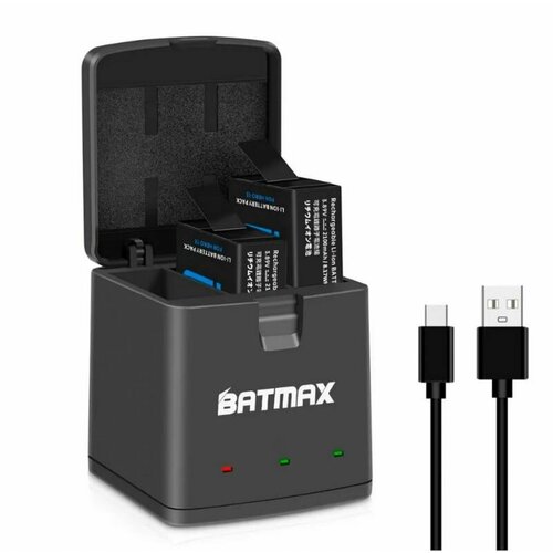 Аккумулятор Batmax GP13 - 2 шт. с Зарядным Устройством для GoPro Hero 13