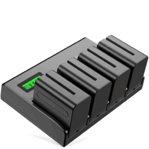 4 аккумулятора + зарядное устройство Powerextra NP-F970 AL-SNF970LCDER-D