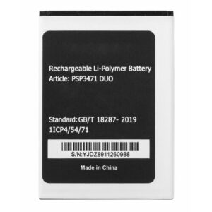 Аккумулятор / батарея для Prestigio Wize Q3 PSP3471DUO 1ICP4/54/71