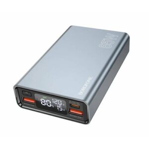 Внешний аккумулятор для ноутбука и MacBook, Borofone Happy Way BJ40, 15000 mAh, PD65W, Metal Grey