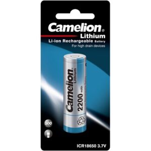 Аккумулятор CAMELION 18650 3.7v 2200mAh цена за 1шт (блистер)
