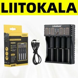 LiitoKala Lii - 402 Зарядное устройство для литиевых батарей 18650 Зарядное устройство с выходом USB