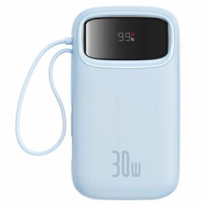 Портативное зарядное устройство Baseus QPow 2 20000mAh 30W Galaxy Blue (P10055009313-00)
