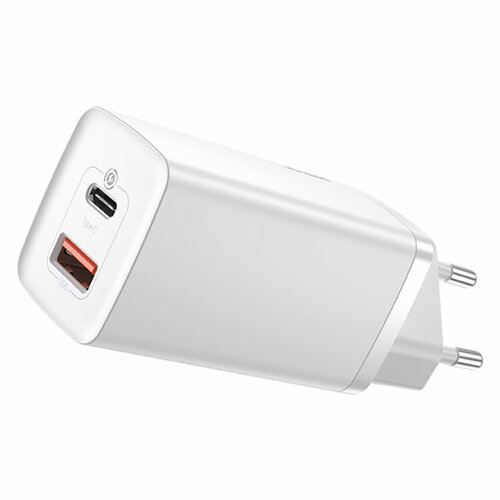 Сетевое зарядное устройство Baseus Palm Fast Charger C+U 30W, White (P1011160A213-00)