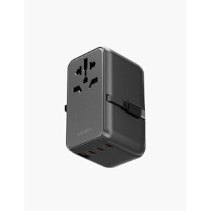 Сетевое зарядное устройство EnergEA Travelworld Adapter GaN85, 3USB-C/1USB-A 85W (Gunmetal)