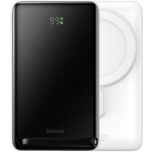 Портативное зарядное устройство Baseus Портативное зарядное устройство Baseus Magnetic Bracket Wireless Fast Charge White (PPCX000202)