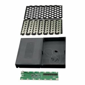 Литиевый аккумулятор 48V12AH, пластиковый корпус, черный, с пластиной