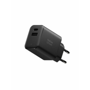 Сетевое зарядное устройство Native Union FAST GAN CHARGER PD 45W, разъёмы USB-C/USB-A с поддержкой протоколов быстрой зарядки, черный