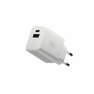 Сетевое зарядное устройство Native Union FAST GAN CHARGER PD 45W, разъёмы USB-C/USB-A с поддержкой протоколов быстрой зарядки, белый