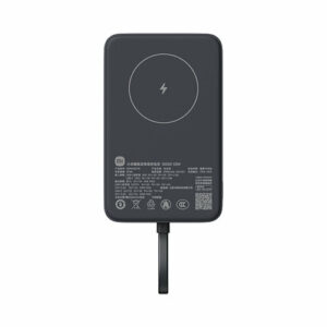 Внешний аккумулятор с поддержкой беспроводной зарядки Xiaomi Mi Magnetic Power Bank With Cable USB-C 10000mAh 33W Gray (WPB1007MI)