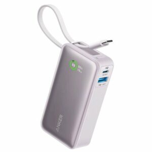 Внешний аккумулятор Anker Nano Power Bank 10000mAh (30W Built-in USB-C cable) - Purple
