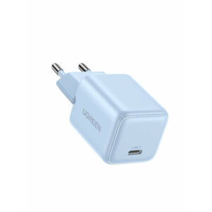 Сетевое зарядное устройство UGREEN X512 (55555) Mini 20W USB-C GaN Fast Charger EU. Цвет: голубой