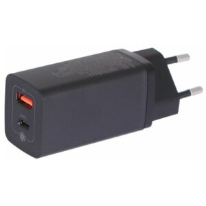 Зарядное устройство Baseus GaN2 Lite Quick ChargerC+U 65W EU Black CCGAN2L-B01