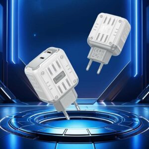 Сетевое зарядное устройство Hoco C137a/Быстрая зарядка для iPhone, для Android