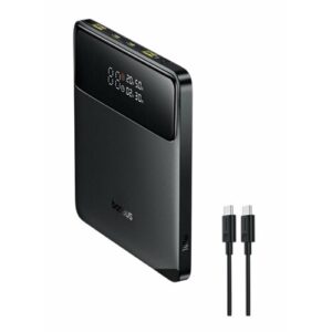 Внешний аккумулятор Baseus H1 Fast Charging, Digital Display 20000mAh 100W (P10021604123-00) Black