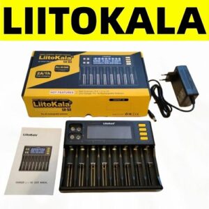 LiitoKala lii - S8 LCD 8 ЖК - дисплей 1865 9V Зарядное устройство для литиевых батарей