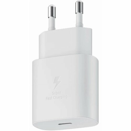 Сетевое зарядное устройство Samsung EP-TA800 25W Type C White + кабель