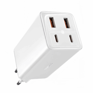 Сетевое зарядное устройство Baseus GaN6 Pro 100W EU Moon White (P10162705212-00)