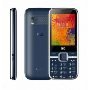 Мобильный телефон BQ 2838 Art XL+ Blue, 2 mini SIM-карты, аккумулятор 1400 мАч, FM, Bluetooth, фонарик