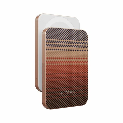 Внешний аккумулятор Magsafe Pitaka Aramid Fiber Magnetic Power Bank 5000 mAh (Sunset)