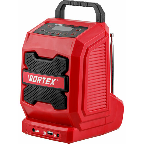 Радиоприемник, аккумуляторное радио WORTEX CR 1803 ALL1 XLT SOLO, часы, функция PowerBank (1334801)