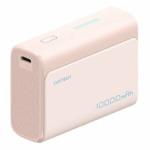 CUKTECH Внешний аккумулятор CUKTECH PB100, 10000мАч, 1xUSB, 1xType-C, розовый (ret)