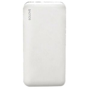 Портативный аккумулятор SOLOVE 001M 10000mAh, белый, упаковка: коробка
