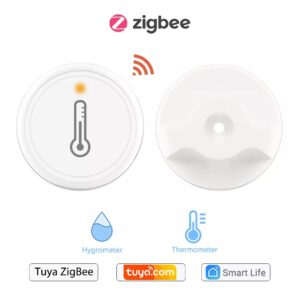 Беспроводной датчик температуры и влажности Tuya ZigBee 3,0, работает с Smartthings, требуется концентратор