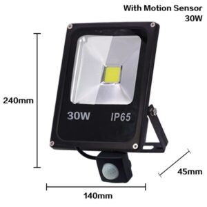 LED прожектор YNL  Motion Sensor 50W/30W/10W водонепроницаемый