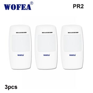 Беспроводной инфракрасный датчик движения wofea ZC-S002A белый
