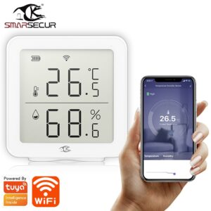 Датчик температуры и влажности Smarsecur Smart Home Tuya