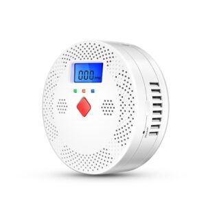 Умный Детектор Угарного Газа Tuya Wi-Fi, 85 дБ, Звуковая Сигнализация, ЖК-цифровой Дисплей