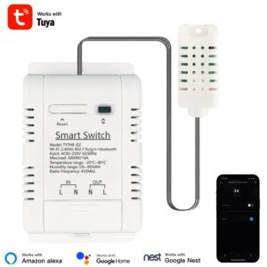 Tuya WiFi-переключатель 16A с термостатом