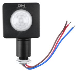 Ультратонкий Флуоресцентный светильник, детектор движения PIR, инфракрасный датчик движения человеческого тела, водонепроницаемый уличный Регулируемый Переключатель PIR