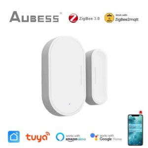 oda Tuya Smart Zigbee Door Sensor Door Open/Closed Detector Home Alarm Security Protection Smart Life Control через Alexa Google Home