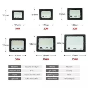 Прожектор ZAHORIO LED 10-100Вт IP66
