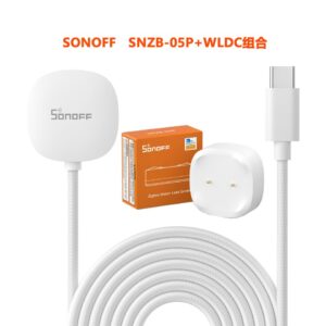 SONOFF SNZB-05P Zigbee 3.0 Датчик утечки воды Датчик домашней безопасности Обнаружение утечки воды в реальном времени WLDC Удлиненный кабель eWelink APP