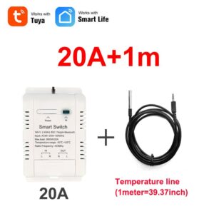Интеллектуальный термостат Tuya 20A 4000W