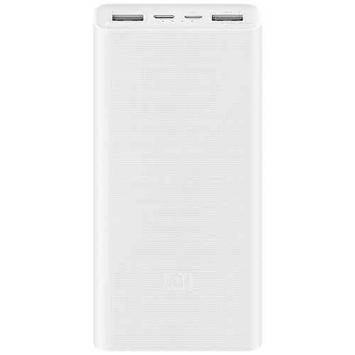 Портативный аккумулятор Xiaomi Mi Power Bank 3, 20000 mAh, белый, упаковка: коробка