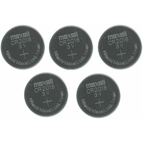 Батарейка Maxell CR2016 Lithium 5шт