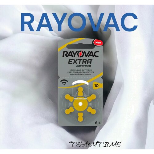 Батарейки Rayovac для слуховых аппаратов ZA10 (6 шт)